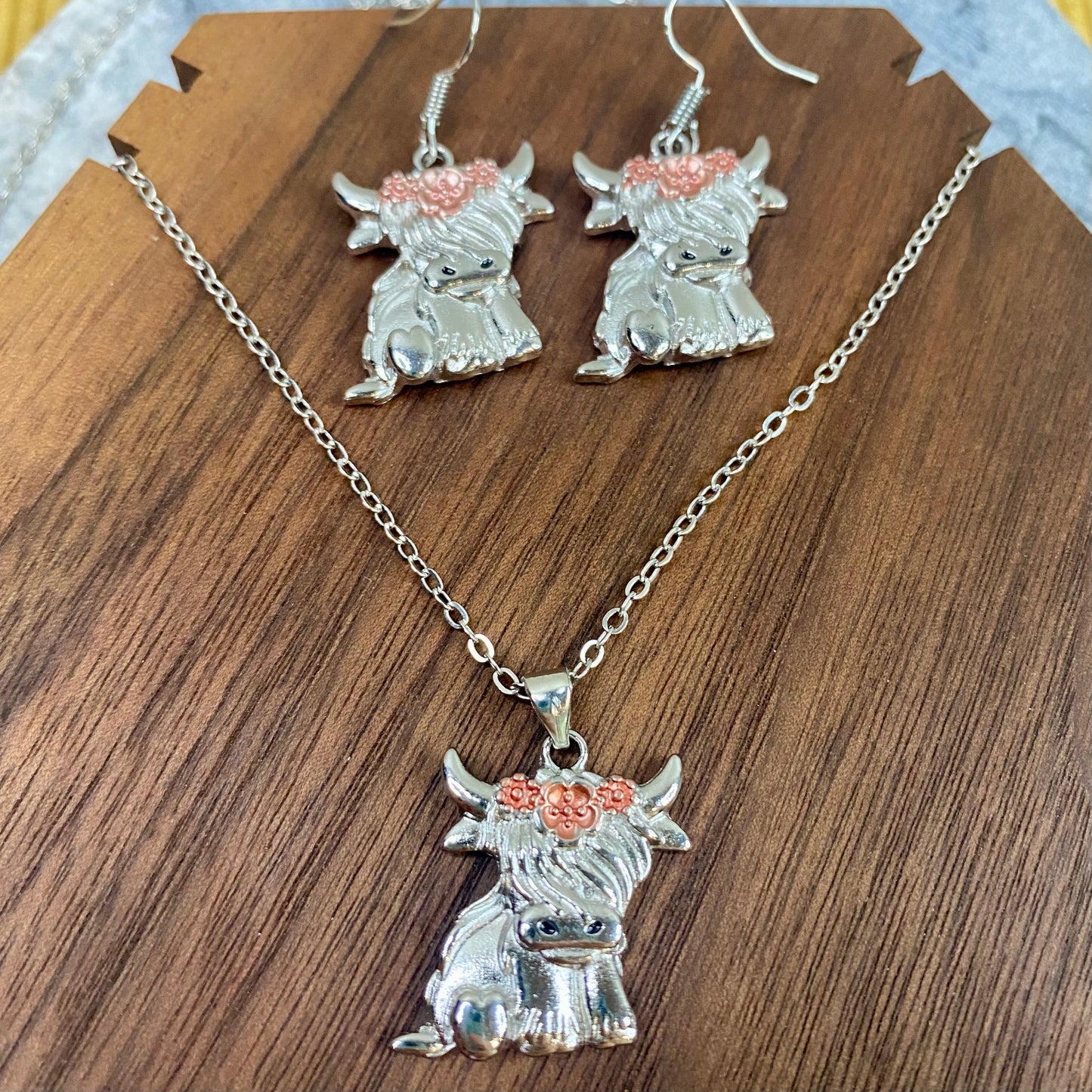 Necklace - Highland Cow