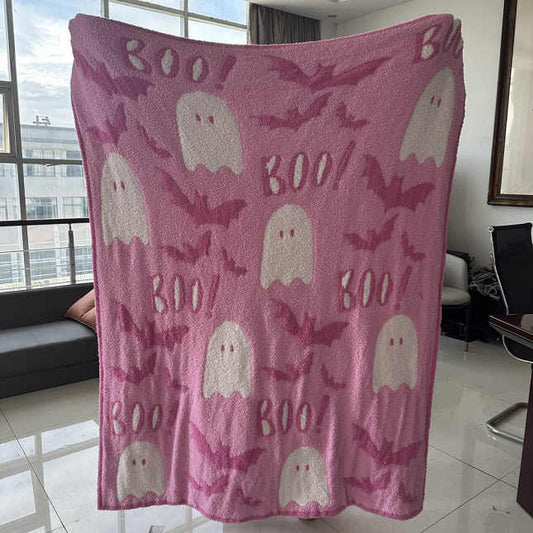 Blanket - Soft Dreams - Double Sided Ghost Pink Boo