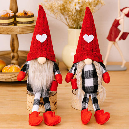 Gnome - #1 - Plaid Red