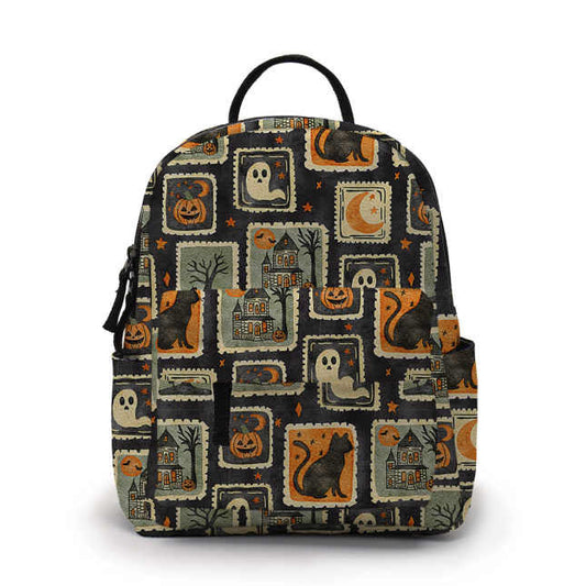 Mini Backpack - Halloween Square Stamps - PREORDER