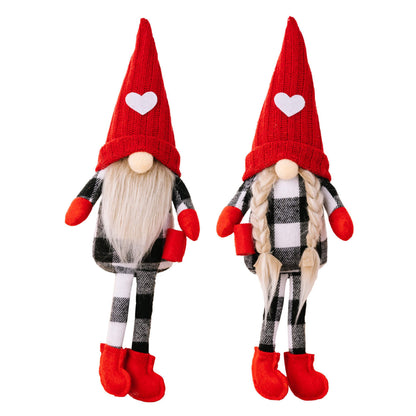 Gnome - #1 - Plaid Red