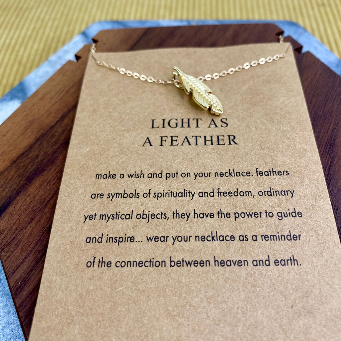 Necklace - Make A Wish - Light As A Feather