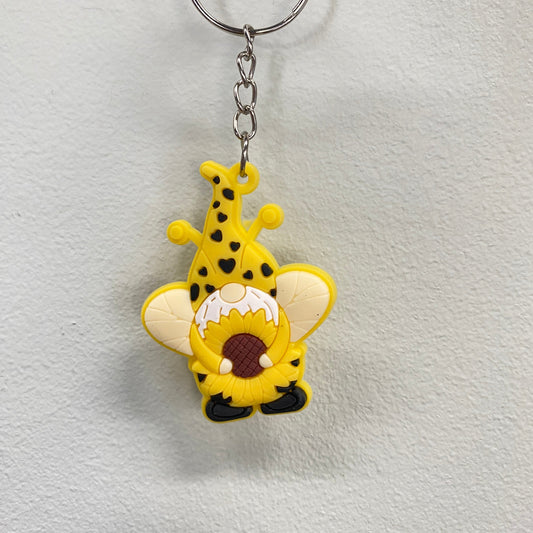 Keychain - Sunflower Gnome