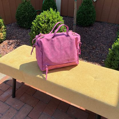 Quinn - Suede Handbag