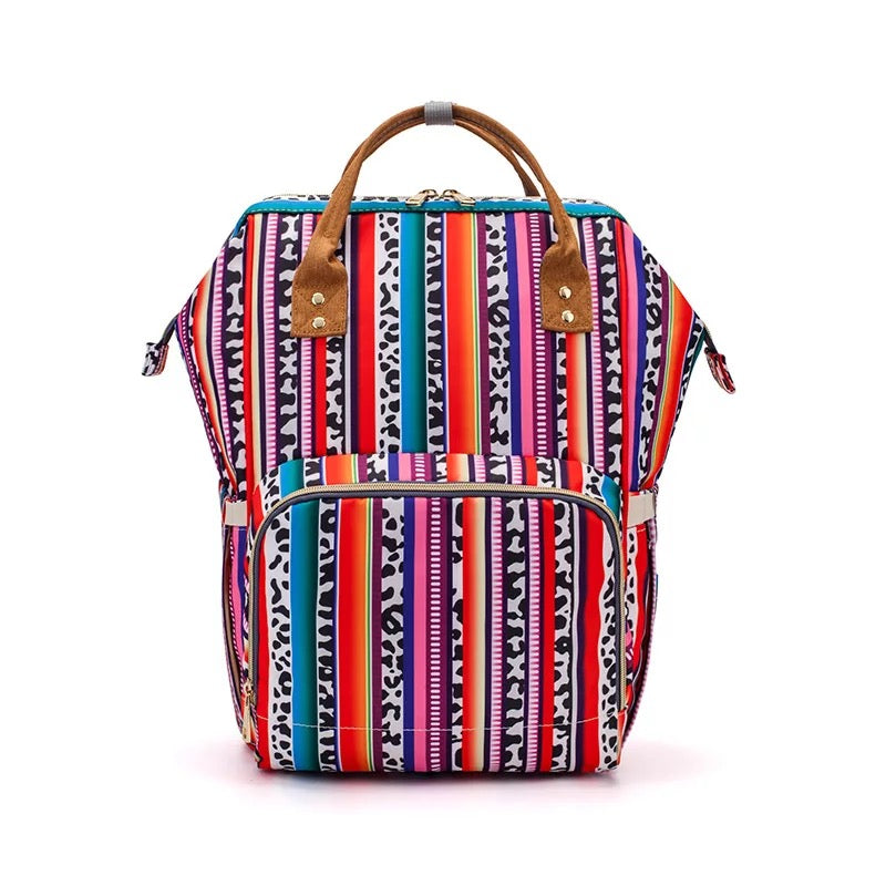 Emily Travel Bag - Rainbow Stripe